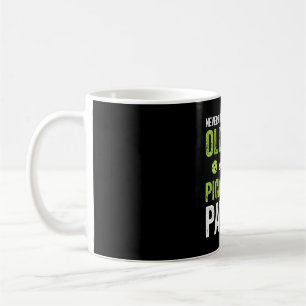 Taza De Café Nunca Subestimes Un Antiguo MAn Con Una Pelota De