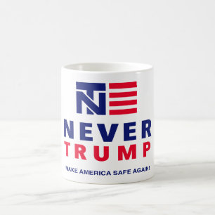 TAZA DE CAFÉ "NUNCA TRIUNFO: ¡HAGA LA CAJA FUERTE DE AMÉRICA