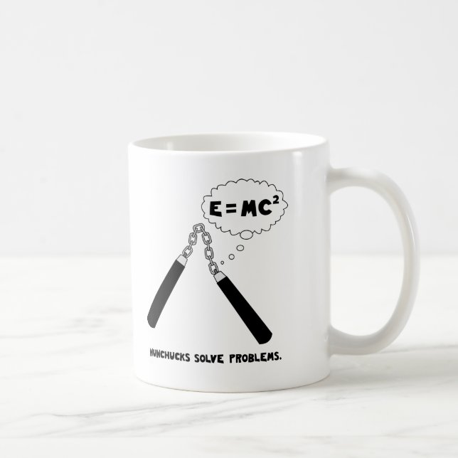 Taza De Café Nunchucks soluciona problemas (Derecha)