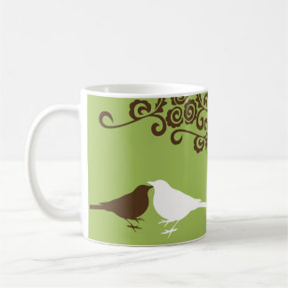 Taza de café nupcial conocida de encargo del