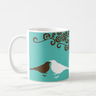 Taza de café nupcial conocida de encargo del