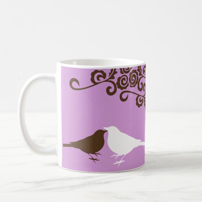 Taza de café nupcial conocida de encargo del (Izquierda)