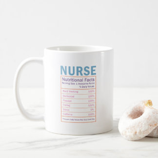 Taza De Café Nurse Nutritional Mug Enfermería Gift