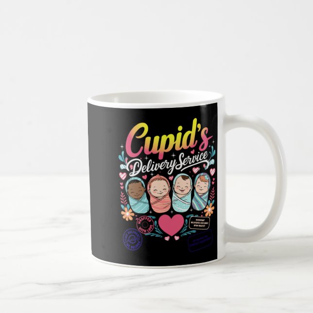 Taza De Café Nurse Valentine Cuds Delivery Service Labor And  (Derecha)