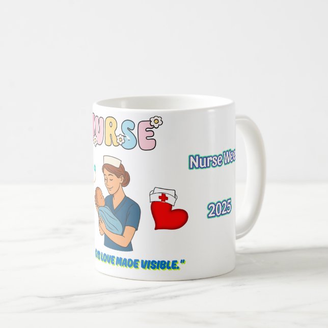 Taza De Café Nurses Week 2025 (Anverso derecho)