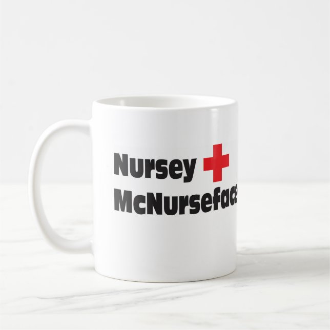 Taza De Café Nursey McNurseface (Izquierda)
