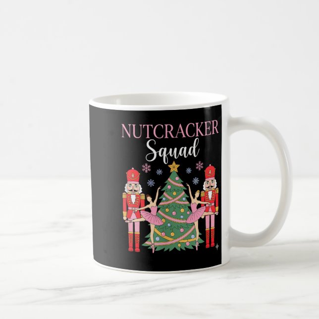 Taza De Café Nutcracker Ballet Christmas Ballerina Nk Dance Squ (Derecha)