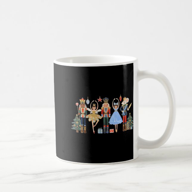 Taza De Café Nutcracker Squad Ballet Dance Matching Family Chri (Derecha)