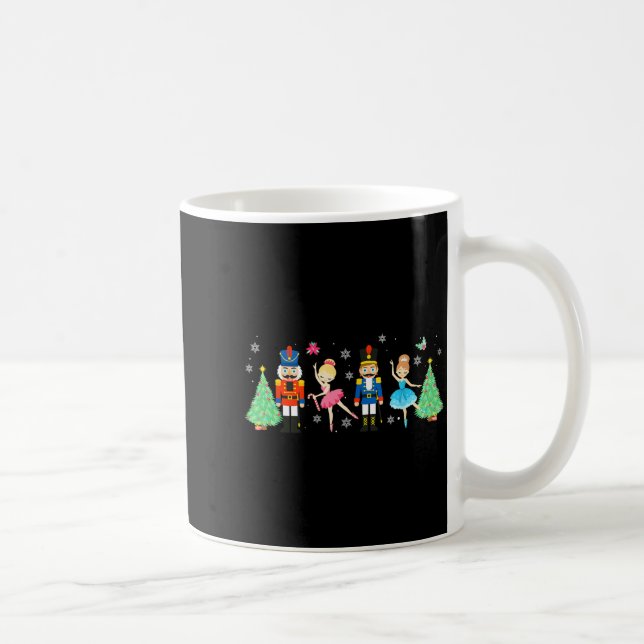 Taza De Café Nutcracker Squad Ballet Dance Merry Christmas Wome (Derecha)