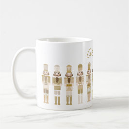 TAZA DE CAFÉ NUTCRACKERS DE NAVIDADES DE ORO