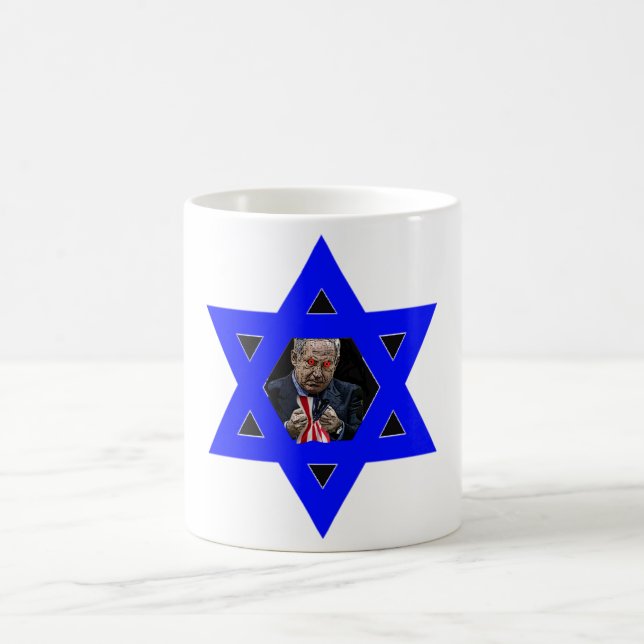 TAZA DE CAFÉ NUTJOB NETANYAHU (Centro)