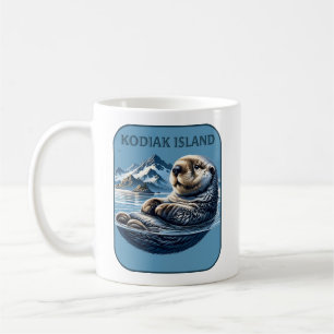 Taza De Café Nutria de mar de la isla Kodiak Alaska