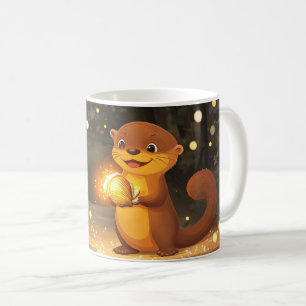 Taza De Café nutria Estilo Dibujos Animados Vibrante Colorido L