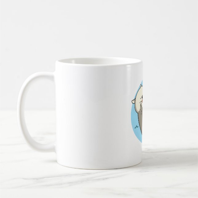 Taza De Café Nutria Kawaii (Izquierda)