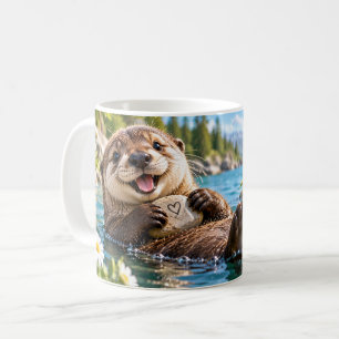 Taza De Café Nutria Solo Buenas Vibraciones