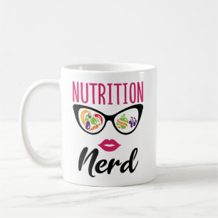 Taza De Café Nutrición Nerd Nutritionist Dietitian