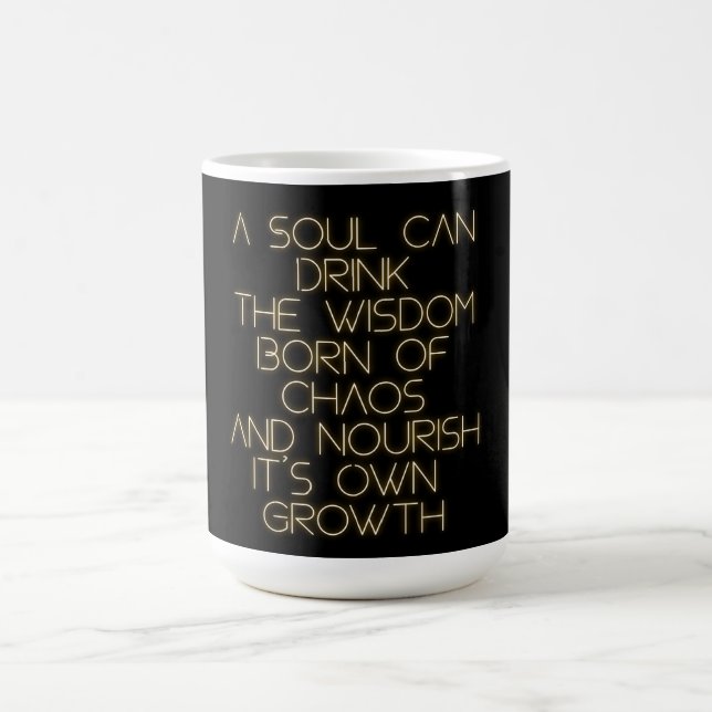 Taza De Café Nutrir crecimiento (Centro)