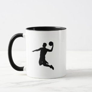 Taza de café Nuvex Minimalist Basketball Dunk