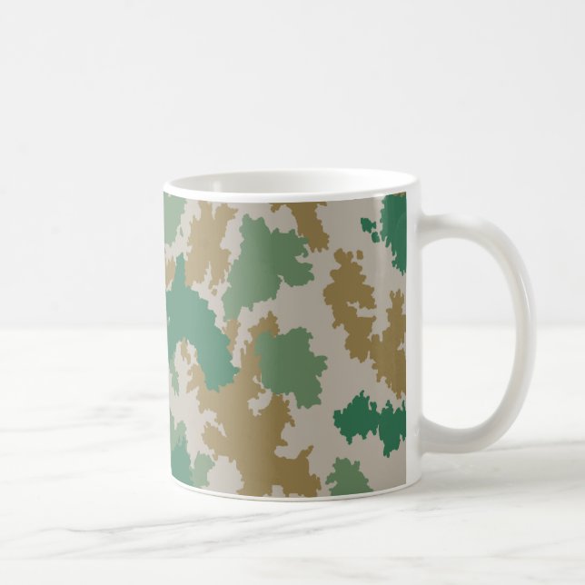 Taza De Café NVA Flächentarn (Flecktarn/Blumentarn) (Derecha)