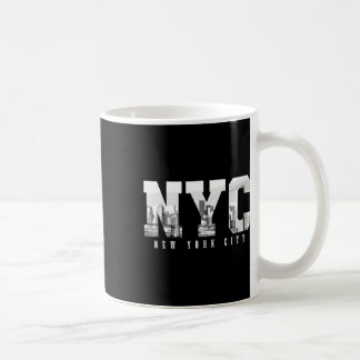 Taza De Café Nyc Ciudad De Nueva York Ny Horizonte Usa América 