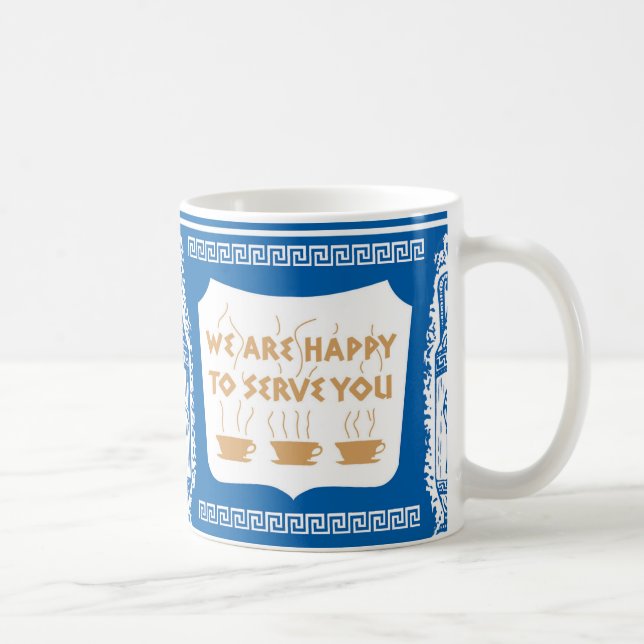Taza De Café NYC Diner griego Coffee Mug (Derecha)