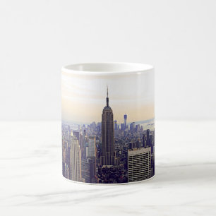 Taza De Café NYC Skyline Empire State Building, WTC 4