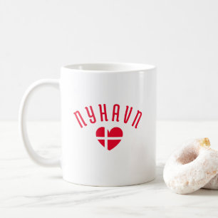 Taza De Café NYHAVN Dinamarca Corazón