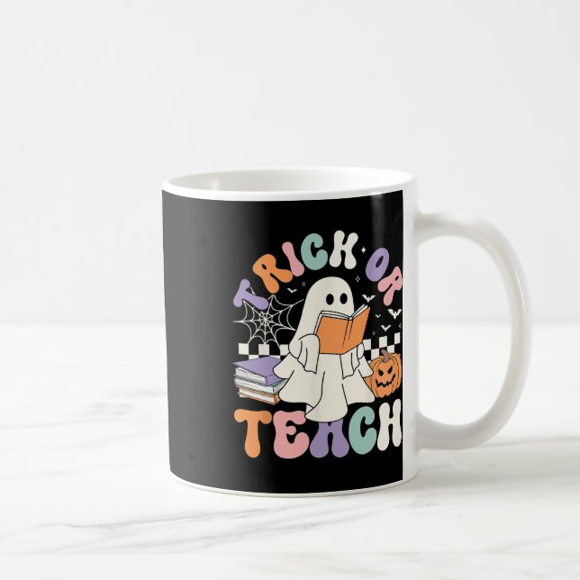 Taza De Café O Enseñar A Un Famoso Profesor Cute Fantasma Leer  (Derecha)