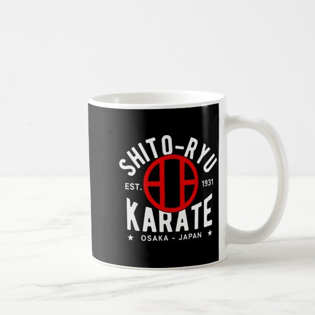Taza De Café O Ryu Karate Do Martial Arts Japan Tokyo  (Derecha)