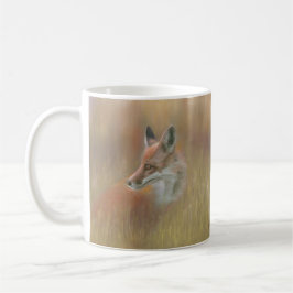 Taza de café o té de fauna silvestre de zorro