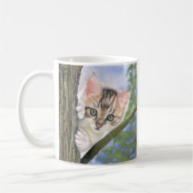 Taza de café o té de gatito