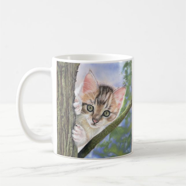 Taza de café o té de gatito (Izquierda)