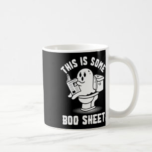 Taza De Café O Tratar A Fantasma Fantasma, Esta Es Una Hoja De