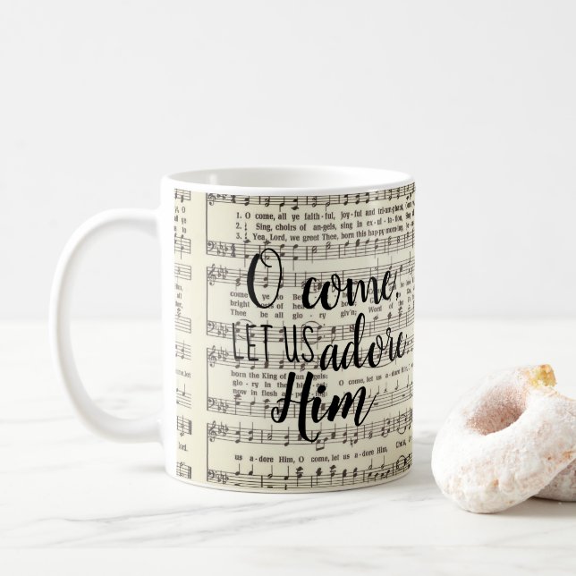 Taza De Café O Ven, Que Lo Adoremos (Con donut)
