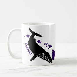Taza De Café Oahu - Humpback de las Islas Hawaii Púrpura