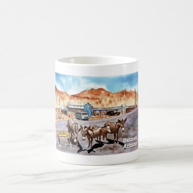 Taza De Café Oatman, burros salvajes de Arizona (Centro)