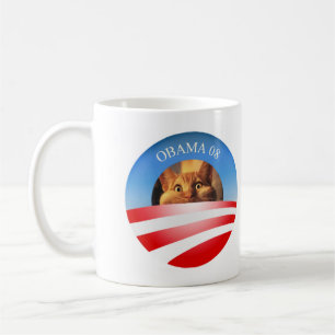 TAZA DE CAFÉ OBAMA 2008