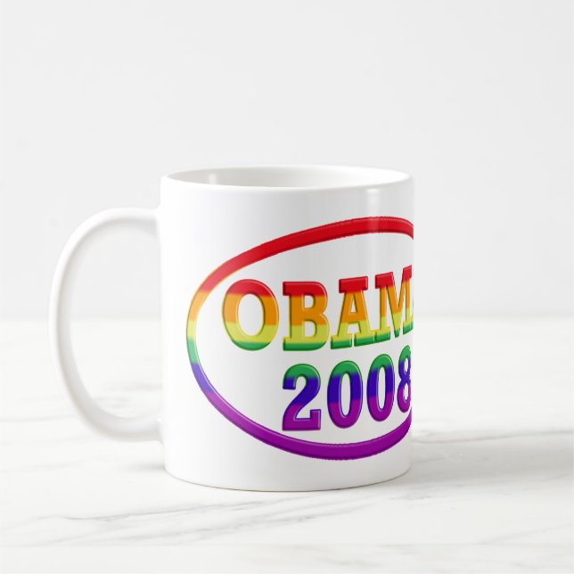 Taza De Café Obama 2008 (Izquierda)