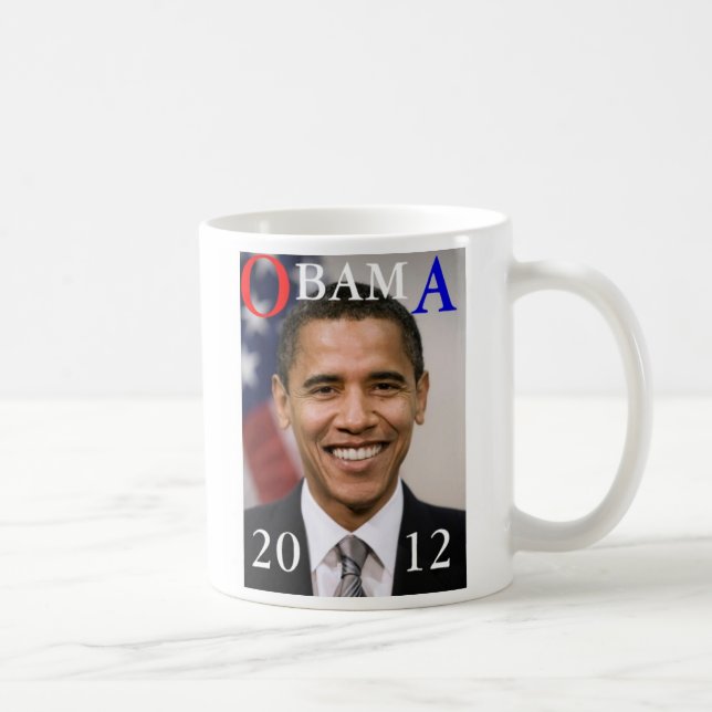 TAZA DE CAFÉ OBAMA 2012 (Derecha)