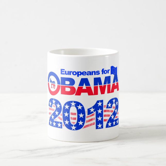 Taza De Café ObAMA 2012 mug (Centro)