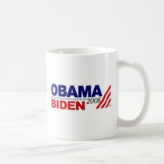 Taza De Café Obama Biden 2008 (Derecha)