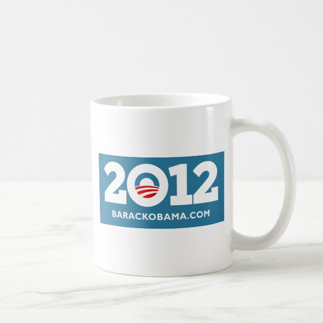 Taza De Café Obama Biden 2012 (Derecha)