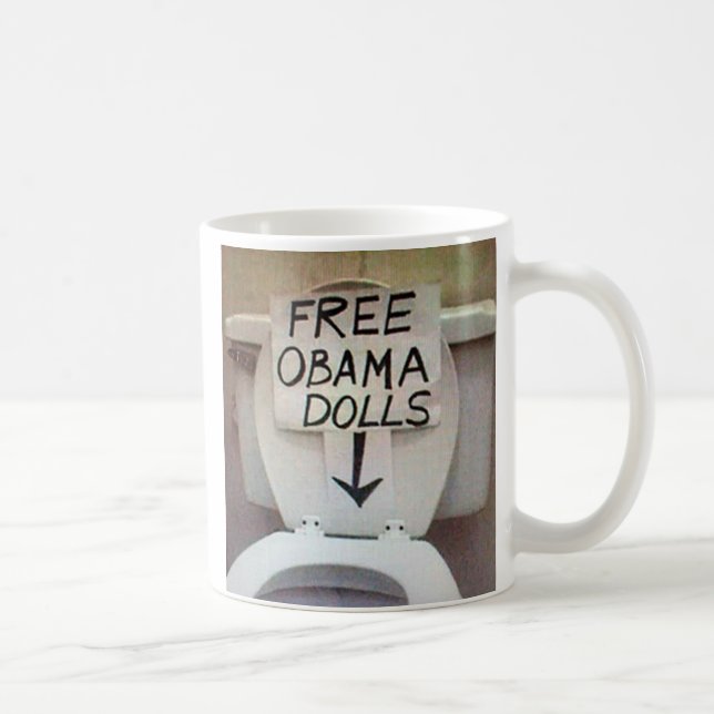 TAZA DE CAFÉ OBAMA DOLLS GRATIS (Derecha)