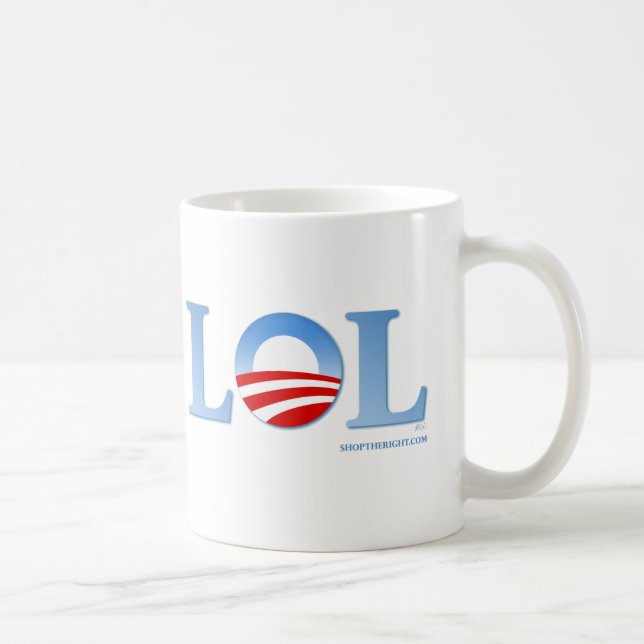 Taza De Café Obama LOL (Derecha)
