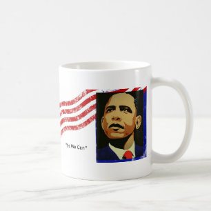 Taza De Café Obama/podemos sí