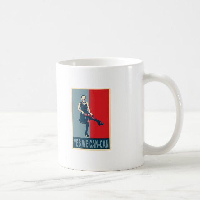 Taza De Café Obama: Poder-Podemos sí (Derecha)