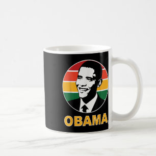 Taza De Café Obama retro presidente Barack Obama espera un camb