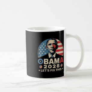 Taza De Café Obama Viñeta Retro Patriótico Protesta Política 20