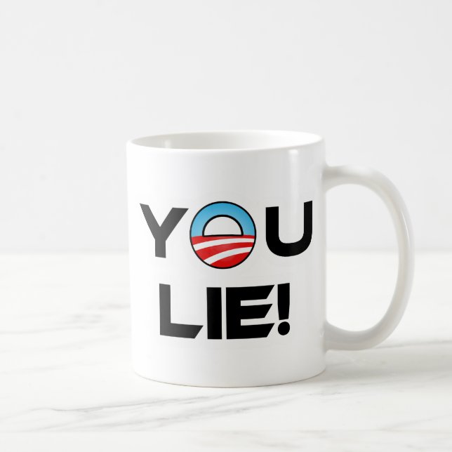 Taza De Café Obama You Lie (Derecha)