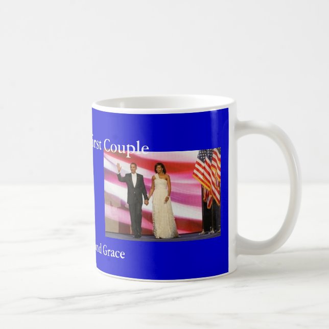 Taza De Café Obamas en clase y tolerancia verdaderas (Derecha)